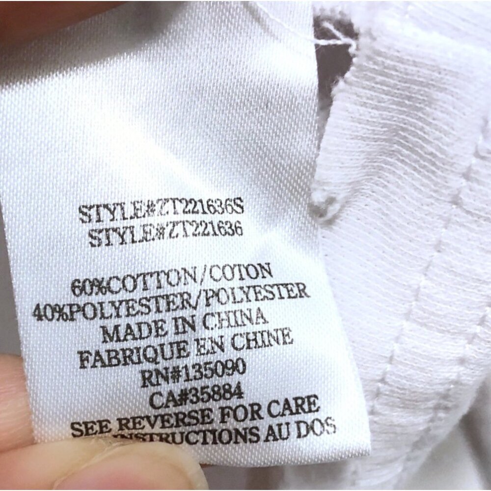 Z Supply Solid White Collared Button Long Sleeve … - image 7